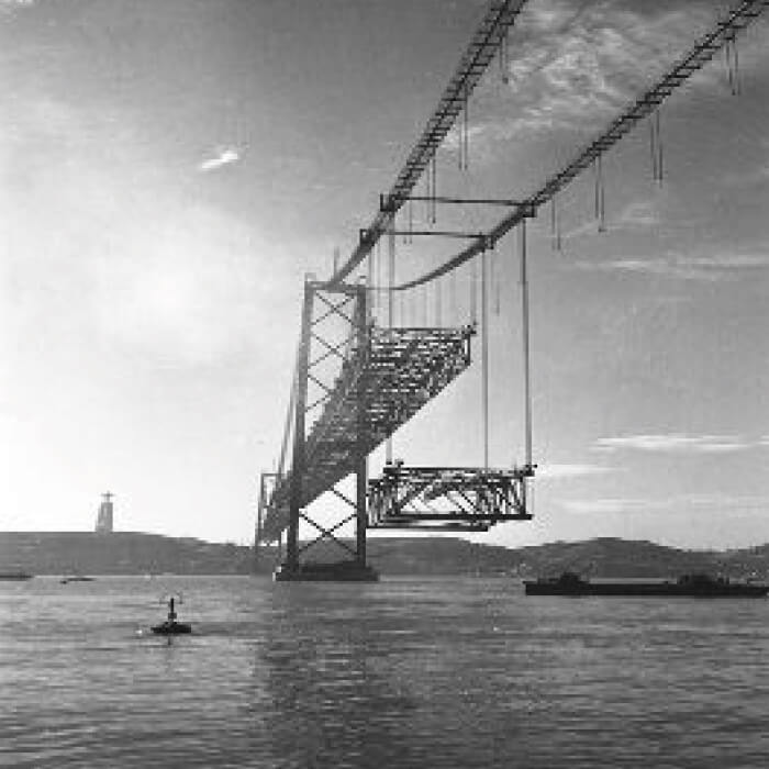 Construção da ponte